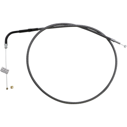 PartzBiz HD DS06501773 - Magnum KARBONFIBR 34 3/4" Throttle Cable Smooth 90 Degree Harley Big Twin 84-17 PartzBiz HD DS06501773 - Magnum KARBONFIBR 34 3/4" Throttle Cable Smooth 90 Degree Harley Big Twin 84-17