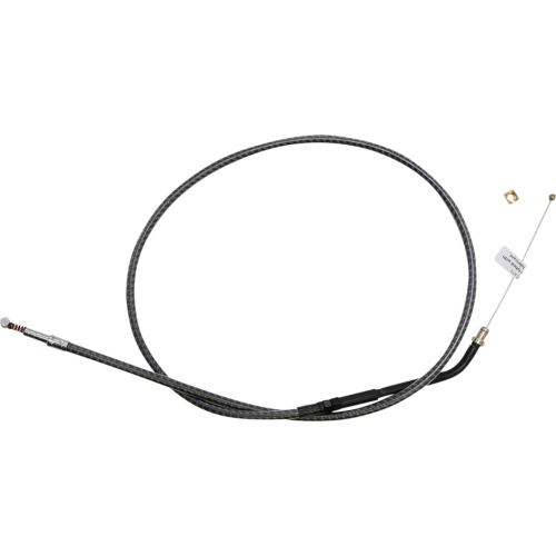 PartzBiz HD: 4409997-Magnum KARBONFIBR 37 7/8" Idle Cable 90 Deg Smooth Harley Touring 00-07 PartzBiz HD: 4409997-Magnum KARBONFIBR 37 7/8" Idle Cable 90 Deg Smooth Harley Touring 00-07