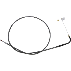 PartzBiz HD DS06510912 - Magnum KARBONFIBR 34 3/4" Idle Cable 90 Deg Smooth Harley Big Twin 84-17 PartzBiz HD DS06510912 - Magnum KARBONFIBR 34 3/4" Idle Cable 90 Deg Smooth Harley Big Twin 84-17