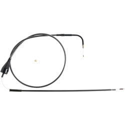 PartzBiz HD DS06510913 - Magnum KARBONFIBR 44 15/16" Idle Cruise Cable 90 Deg Smooth Harley Touring 00-07