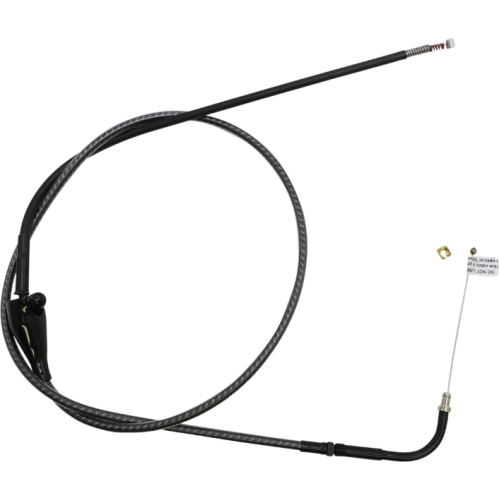 PartzBiz HD: 4409969-Magnum KARBONFIBR 44 15/16 ” สายเดินเบา 90 องศา Smooth Harley Touring 00-07