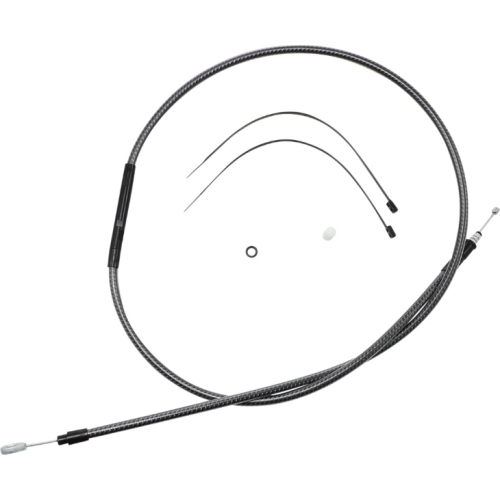 PartzBiz HD: 4409938-Magnum KARBONFIBR 63 ” สายคลัตช์ขัดเงาประสิทธิภาพสูง Sportster 04-Up