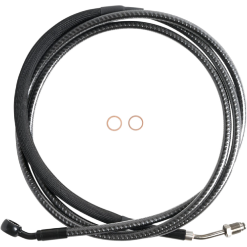 PartzBiz HD: 4409919-Magnum KARBONFIBR สายคลัตช์ไฮดรอลิก 76” 35 องศา Harley Touring 17-Up
