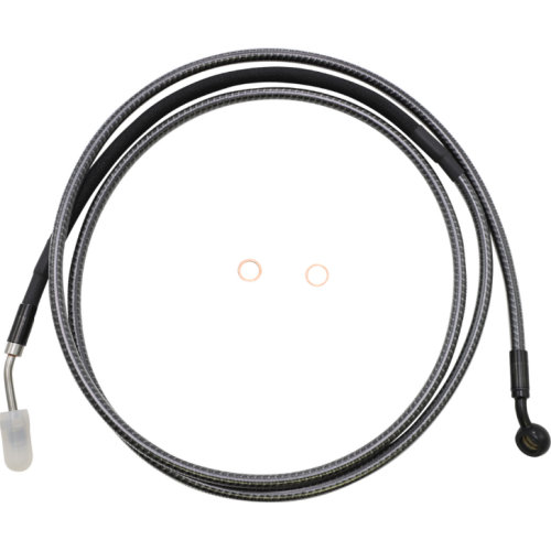 PartzBiz HD: 4409923-Magnum KARBONFIBR 74” สายคลัตช์ไฮดรอลิก 35 องศา Harley Touring 13-16