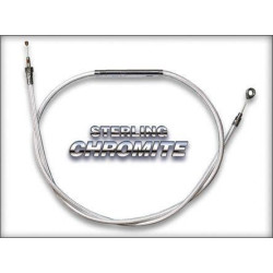 PartzBiz HD DS06521098 - สายคลัตช์ Magnum Sterling Chromite Braided 62” สำหรับ Harley FLH/T 2007 | 3221HE PartzBiz HD DS06521098 - สายคลัตช์ Magnum Sterling Chromite Braided 62” สำหรับ Harley FLH/T 2007 | 3221HE