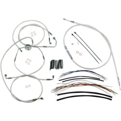 PartzBiz HD DS06100915 - Magnum Sterling Chromite Complete 12"-14" Handlebar Installation Kit 08-13 FLTR | 387321 PartzBiz HD DS06100915 - Magnum Sterling Chromite Complete 12"-14" Handlebar Installation Kit 08-13 FLTR | 387321