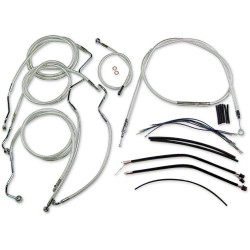 PartzBiz HD DS06100954 - Magnum Sterling Chromite Complete 12"-14" Handlebar Installation Kit 14-15 FLHR | 387481 PartzBiz HD DS06100954 - Magnum Sterling Chromite Complete 12"-14" Handlebar Installation Kit 14-15 FLHR | 387481