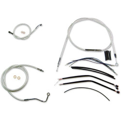 PartzBiz HD DS06100957 - Magnum Sterling Chromite Complete 12"-14" Handlebar Installation Kit 14-15 FLHR | 387491 PartzBiz HD DS06100957 - Magnum Sterling Chromite Complete 12"-14" Handlebar Installation Kit 14-15 FLHR | 387491