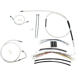 PartzBiz HD DS06100928 - Magnum Sterling Chromite Complete 15"-17" Handlebar Installation Kit 08-13 FLH/T | 387362 PartzBiz HD DS06100928 - Magnum Sterling Chromite Complete 15"-17" Handlebar Installation Kit 08-13 FLH/T | 387362