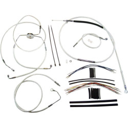 PartzBiz HD DS06100913 - Magnum Sterling Chromite Complete 15"-17" Handlebar Installation Kit 08-13 FLH/T | 387312 PartzBiz HD DS06100913 - Magnum Sterling Chromite Complete 15"-17" Handlebar Installation Kit 08-13 FLH/T | 387312