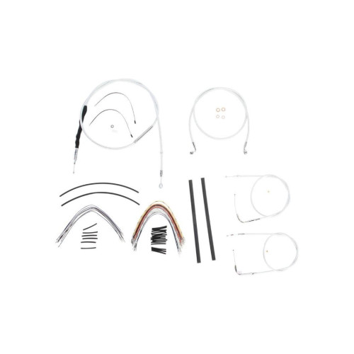 PartzBiz HD: 4409873-Magnum Sterling Chromite II¬Æ Designer Handlebar Control Install Kit Harley 07-11