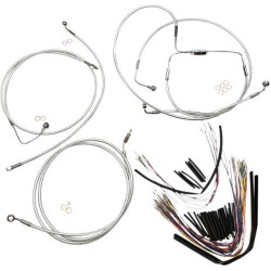 PartzBiz HD DS06620736 - Magnum Sterling Chromite II Handlebar Cable Install Kit 12-14 Rise Harley 08-12 PartzBiz HD DS06620736 - Magnum Sterling Chromite II Handlebar Cable Install Kit 12-14 Rise Harley 08-12