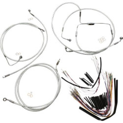 PartzBiz HD DS06620737 - Magnum Sterling Chromite II Handlebar Cable Install Kit 15-17 Rise Harley 08-12 PartzBiz HD DS06620737 - Magnum Sterling Chromite II Handlebar Cable Install Kit 15-17 Rise Harley 08-12
