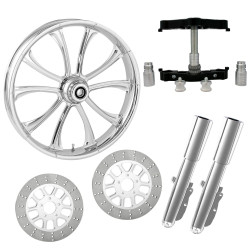 PartzBiz HD MAVERICK-DUAL-CHR-KIT-PCKG - Maverick Chrome 23 ” ยางล้อ Dual Rotors Raked Triple Trees Lowers & Sliders | ไม่ฝักใฝ่ฝ่ายใด-DUAL-CHR-KIT-PCKG PartzBiz HD MAVERICK-DUAL-CHR-KIT-PCKG - Maverick Chrome 23 ” ยางล้อ Dual Rotors Raked Triple Trees Lowers & Sliders | ไม่ฝักใฝ่ฝ่ายใด-DUAL-CHR-KIT-PCKG