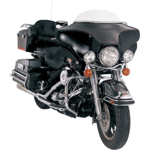 PartzBiz HD: 4409788-กระจกบังลม Memphis Shades 5 ” Solar Replacement Harley Batwing FLHT/FLHX 96-13 | MEP8109