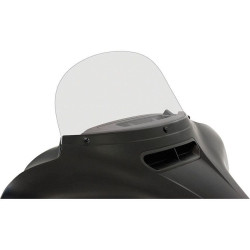 PartzBiz HD DS23100534 - Memphis Shades 9 ” Clear Replacement Windshield Harley 14-18 HD Batwing Fairing | MEP8170