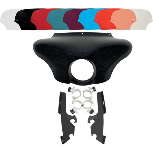 PartzBiz HD: 4409766-Memphis Shades Batwing Fairing สีดำ Trigger Lock Mount Shield Vulcan Custom | MEM7151 และ MEB8982 PartzBiz HD: 4409766-Memphis Shades Batwing Fairing สีดำ Trigger Lock Mount Shield Vulcan Custom | MEM7151 และ MEB8982