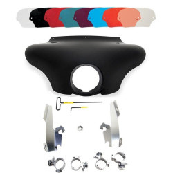PartzBiz HD DS23300075|DS23200170|& Windshield - Memphis Shades Batwing Fairing ขัดเงา Trigger Lock Mount Shield XL 883N 1200L | MEM7081 และ MEK1999