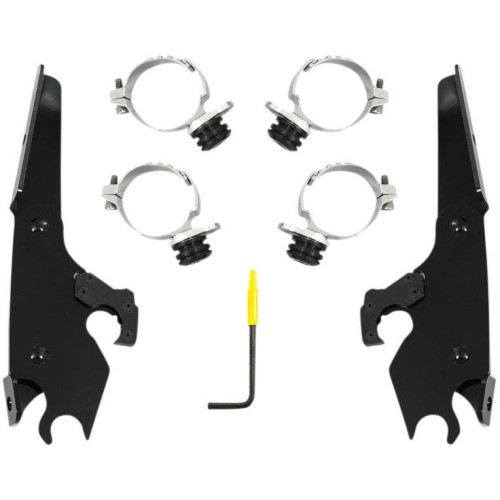 PartzBiz HD: 4409706-ชุดติดตั้งล็อคทริกเกอร์ Memphis Shades Batwing Fairing Harley Roadster 16-20