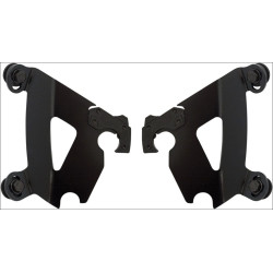 PartzBiz HD DS23200135 - Memphis Shades Black Plate เฉพาะ Mounts Cafe Fairing Harley 883C 1200C 96-10 | MEB1897