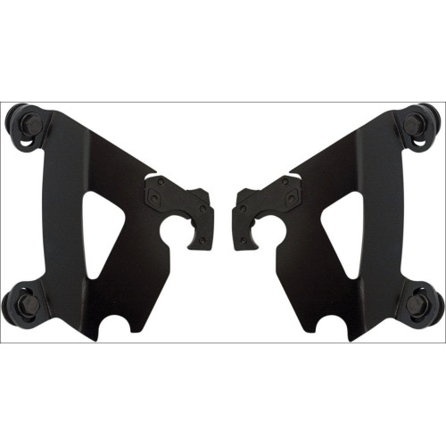 PartzBiz HD: 4409714-Memphis Shades Black Plate เฉพาะ Mounts Cafe Fairing Harley 883C 1200C 96-10 | MEB1897