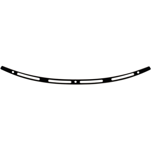 PartzBiz HD: 4409725-Memphis Shades Black Stainless Steel Windshield Trim Slots Harley Batwing 14-Up PartzBiz HD: 4409725-Memphis Shades Black Stainless Steel Windshield Trim Slots Harley Batwing 14-Up