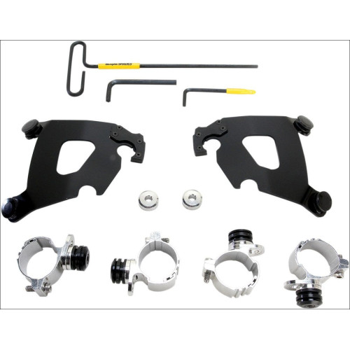 PartzBiz HD: 4409694-Memphis Shades Black Trigger-Lock Mount Cafe Fairing Harley XL 1200C 11-15 | MEB2007 PartzBiz HD: 4409694-Memphis Shades Black Trigger-Lock Mount Cafe Fairing Harley XL 1200C 11-15 | MEB2007