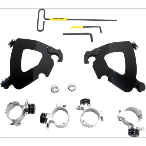 PartzBiz HD: 4409697-Memphis Shades Black Trigger-Lock Mount Gauntlet Fairing Harley XL 1200C 11-15 | ขาจับ เม.ย.2549 PartzBiz HD: 4409697-Memphis Shades Black Trigger-Lock Mount Gauntlet Fairing Harley XL 1200C 11-15 | ขาจับ เม.ย.2549