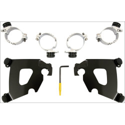 PartzBiz HD DS23200126 - Memphis Shades แฟริ่ง Trigger-Lock Mount Cafe ขัดเงา รุ่น Harley Dyna | เม.ย.1994 PartzBiz HD DS23200126 - Memphis Shades แฟริ่ง Trigger-Lock Mount Cafe ขัดเงา รุ่น Harley Dyna | เม.ย.1994