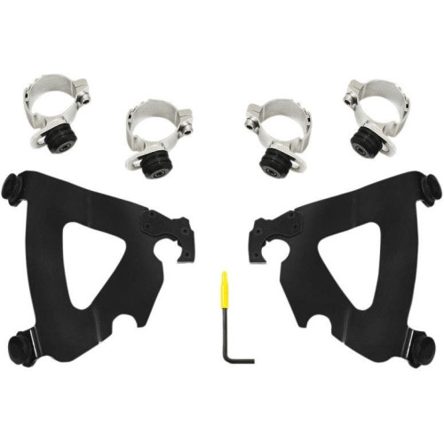 PartzBiz HD: 4409628-Memphis Shades MEb2038 Black Road Warrior Fairing Trigger Lock Mount Kit Dyna 2320-0214 23200214 PartzBiz HD: 4409628-Memphis Shades MEb2038 Black Road Warrior Fairing Trigger Lock Mount Kit Dyna 2320-0214 23200214