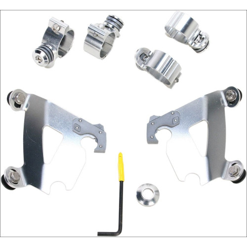 PartzBiz HD: 4409568-Memphis Shades แฟริ่ง Trigger-Lock Mount Cafe ขัดเงา Harley Sportster XL 883N | มีค1995