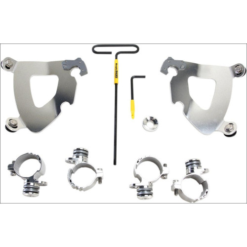 PartzBiz HD: 4409574-Memphis Shades Polished Trigger-Lock Mount Gauntlet Fairing สำหรับ Harley XL 11-15 883L | มีค2002 PartzBiz HD: 4409574-Memphis Shades Polished Trigger-Lock Mount Gauntlet Fairing สำหรับ Harley XL 11-15 883L | มีค2002