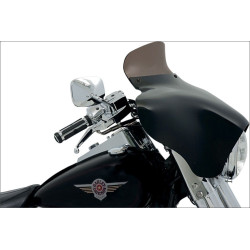 PartzBiz HD DS23500167 - Memphis Shades 5 ” กระจกบังลมสปอยเลอร์ Smoke สำหรับ Memphis Batwing Fairing - Univ | MEP8551