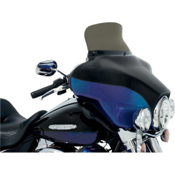 PartzBiz HD DS23500176 - Memphis Shades 6.5 ” สปอยเลอร์ Smoke Batwing Windshield สำหรับ Harley FLH/T 96-13 | MEP8581