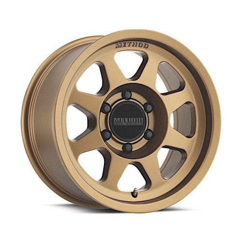 PartzBiz HD: 4409525-วิธีการแข่งขันล้อ 701 Bronze 17X8.5 5X5 5X127 +0 มม. ET Offset ขอบ Jeep Wrangler JK JL JT Gladiator Grand Cherokee WJ WK WK2 Commander ล้อขอบอัพเกรด 5x127 5 Lug Offroad 4x4