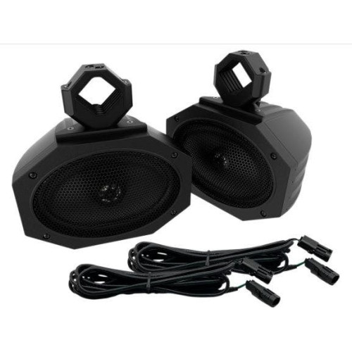 PartzBiz HD: 4409511-Hogtunes Metrix Audio Element 1 Tube Mount Speakers w/ Wiring Harness 5 X 7 4-ohm 100 Watts RMS utv side by side offroad weather proof sound system อัพเกรด 44050505 4405-0505