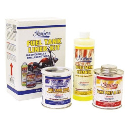 PartzBiz HD MU05436 - Mid USA 05436 Norther Fuel Tank Liner Sealer Kit - 3 ขั้นตอน - ถึง 6 แกลลอนถัง diy harley เมตริกที่กำหนดเอง chopper จักรยานแก๊ส Prep PartzBiz HD MU05436 - Mid USA 05436 Norther Fuel Tank Liner Sealer Kit - 3 ขั้นตอน - ถึง 6 แกลลอนถัง diy harley เมตริกที่กำหนดเอง chopper จักรยานแก๊ส Prep