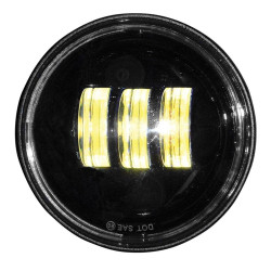 PartzBiz HD MU11007 - V-Factor 11007 BlackLED Headlight Custom Harley Touring Softail Jeep head light lamp 7 inch round custom chopper bagger bike jeep wrangler TJ LJ JK JL lighting upgrade replacement