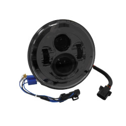 PartzBiz HD EP-DAY-BK & EP-H4-TOUR-ADPT - Mid USA 11005 สีดำ 7 ” ไฟหน้า LED สีขาวสว่าง 94-19 Harley Davidson Softail Touring ไฟหน้าโคมไฟ 7 นิ้วรอบ custom chopper bagger จักรยาน jeep wrangler TJ LJ JK JL แสงอัพเกรดทดแทน PartzBiz HD EP-DAY-BK & EP-H4-TOUR-ADPT - Mid USA 11005 สีดำ 7 ” ไฟหน้า LED สีขาวสว่าง 94-19 Harley Davidson Softail Touring ไฟหน้าโคมไฟ 7 นิ้วรอบ custom chopper bagger จักรยาน jeep wrangler TJ LJ JK JL แสงอัพเกรดทดแทน