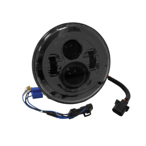 PartzBiz HD: 4409345-Mid USA 11005 สีดำ 7 ” ไฟหน้า LED สีขาวสว่าง 94-19 Harley Davidson Softail Touring ไฟหน้าโคมไฟ 7 นิ้วรอบ custom chopper bagger จักรยาน jeep wrangler TJ LJ JK JL แสงอัพเกรดทดแทน PartzBiz HD: 4409345-Mid USA 11005 สีดำ 7 ” ไฟหน้า LED สีขาวสว่าง 94-19 Harley Davidson Softail Touring ไฟหน้าโคมไฟ 7 นิ้วรอบ custom chopper bagger จักรยาน jeep wrangler TJ LJ JK JL แสงอัพเกรดทดแทน