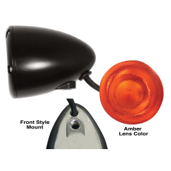 PartzBiz HD MU11293 - Mid USA 11293 JTK 3 Inch Bullet Style Amber LED Turn Signal Universal Harley 12V | 11293 PartzBiz HD MU11293 - Mid USA 11293 JTK 3 Inch Bullet Style Amber LED Turn Signal Universal Harley 12V | 11293