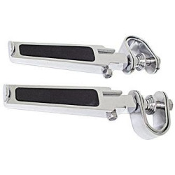 PartzBiz HD MU24008 - Mid USA 24008 Chrome Custom Footrest Pairs Highway Bars or Frame 1" - 1 1/4" PartzBiz HD MU24008 - Mid USA 24008 Chrome Custom Footrest Pairs Highway Bars or Frame 1" - 1 1/4"