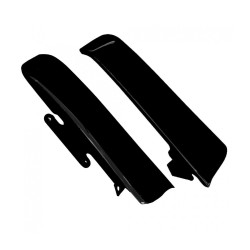 PartzBiz HD MU26317 - Mid USA 26317 V-Factor สีดำ Saddlebag Filler Panels 14-19 Harley Davidson Touring electra road street glide king FLHR FLHT FLT FLTR Bagger รถจักรยานยนต์แบบกำหนดเอง Chopper Bike อัพเกรด Body ถุงอาน Fender Panel Shock Cover