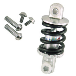 PartzBiz HD MU27922 - Mid USA 27922 Billet Aluminum Hard Body 4" Adjustable Mini Shock for Solo Seat Harley Davidson Chopper Bobber Vintage Classic Custom Sportster Honda Motorcycle Bike Saddle Upgrade Replacement Spring PartzBiz HD MU27922 - Mid USA 27922 Billet Aluminum Hard Body 4" Adjustable Mini Shock for Solo Seat Harley Davidson Chopper Bobber Vintage Classic Custom Sportster Honda Motorcycle Bike Saddle Upgrade Replacement Spring