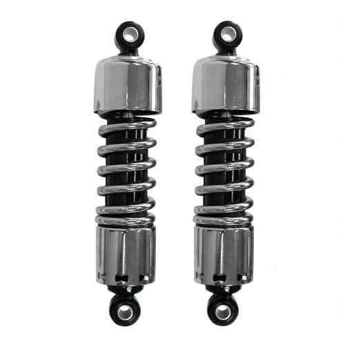 PartzBiz HD: 4409241-Mid USA 29036 Chrome Premium 12" Shocks Harley 4-Speed Big Twin Sportster XL 79-03 buy best for davidson replacement absorbers quality 29027 54509-73A electra road street glide king fx fxd dyna sportster sporty softail slim deluxe heritage low bob fa