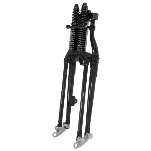 PartzBiz HD: 4409206-Mid USA 35251 Black Antique Style Springers 1" OD Stem Harley & Custom PartzBiz HD: 4409206-Mid USA 35251 Black Antique Style Springers 1" OD Stem Harley & Custom