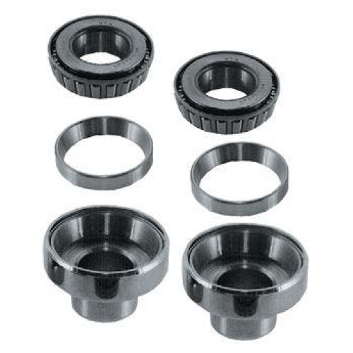 PartzBiz HD: 4409213-Mid USA 36621 Chrome Plated Steel Head Cups & Bearing Kit Harley Big Twin Custom PartzBiz HD: 4409213-Mid USA 36621 Chrome Plated Steel Head Cups & Bearing Kit Harley Big Twin Custom