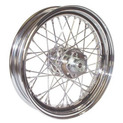 PartzBiz HD MU51707 - Mid USA 51707 Chrome 40 Spoke 16" x 3" Rear Wheel 3/4" Bearing Harley 79-99 Softail Dyna Touring Sportster PartzBiz HD MU51707 - Mid USA 51707 Chrome 40 Spoke 16" x 3" Rear Wheel 3/4" Bearing Harley 79-99 Softail Dyna Touring Sportster
