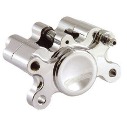 PartzBiz HD MU58762 - Mid USA 58762 Chrome Four Piston Brake Calipers Harley Big Twin Sportster PartzBiz HD MU58762 - Mid USA 58762 Chrome Four Piston Brake Calipers Harley Big Twin Sportster