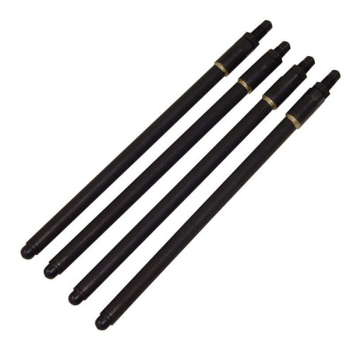 PartzBiz HD: 4409154-Mid USA 60266 Black Rapid Change Adjustable Pushrod Kits Twin Cam '99+ 1999 later 2017 2019 engine milwaukee eight touring softail dyna electra road glide street tour king best for